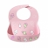 Babador Silicone Sorvete Rosa