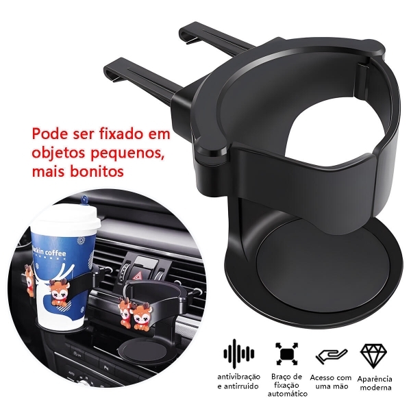 Suporte lata para carro encaixe no ar condicionado .SUP003