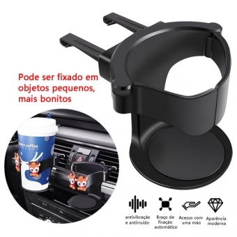 Suporte lata para carro encaixe no ar condicionado .SUP003