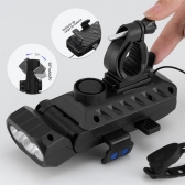 Lanterna para bike com suporte e buzina bic006