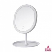 Espelho de Mesa com Iluminação LED e Base Organizadora