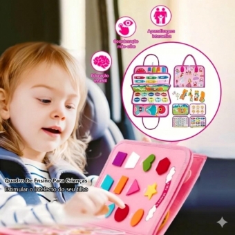 Maleta Educativa Infantil Princesas Brinquedo Pedagógico