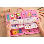 Maleta Brinquedo Educativo Infantil com Números, Cores