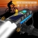 Lanterna para bike com painel solar bic007