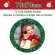 Enfeites Circulares de Natal com Glitter Verde 70mm - Kit 12