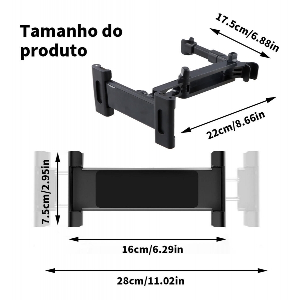 Suporte para carro moderno e portatil