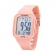 Relógio Feminino Digital Rosa Esportivo LED Silicone