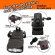 Lanterna para bike com suporte e buzina bic006