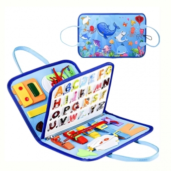 Livro Sensorial Infantil Montessori Educativo Atividades