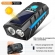 Lanterna para Bicicleta LED Recarregavel com Painel Solar