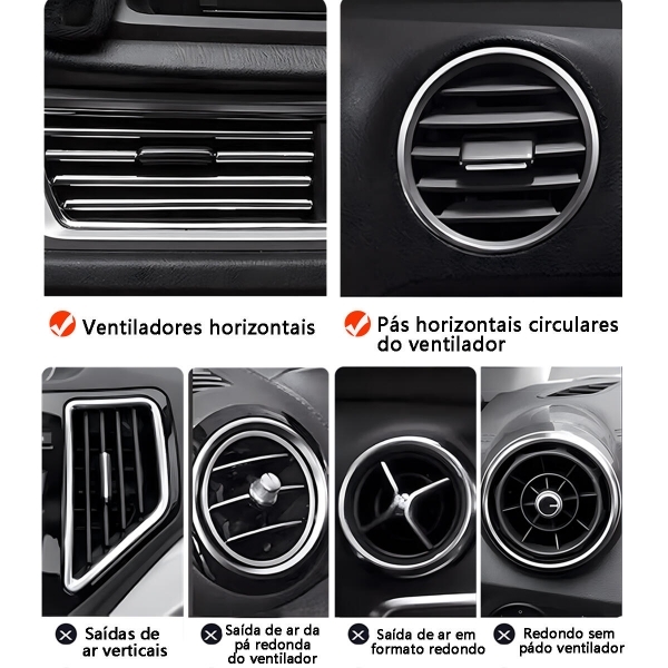 Suporte lata para carro encaixe no ar condicionado .SUP003
