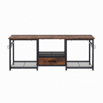 Rack para TV até 55 Polegadas Estilo Industrial com Gaveta