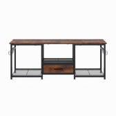 Rack para TV até 55 Polegadas Estilo Industrial com Gaveta
