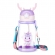 Garrafa de Água Infantil 600ml com Canudo, Alça e Design