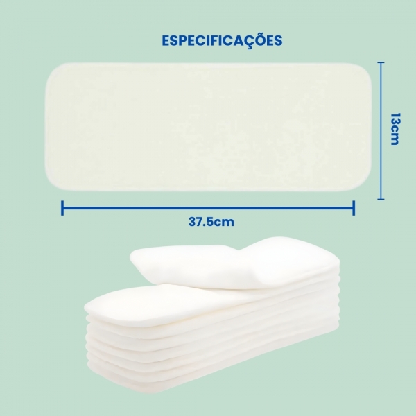 Absorvente De Microfibra Fralda Ecológica  - BA29-02