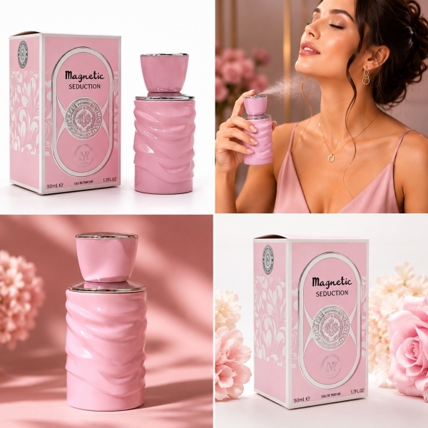 Perfume Magnetic Seduction 034 Rosa 30ml Feminino