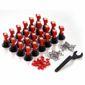 Kit Nivelador de Piso e Azulejo com Nível de Bolha