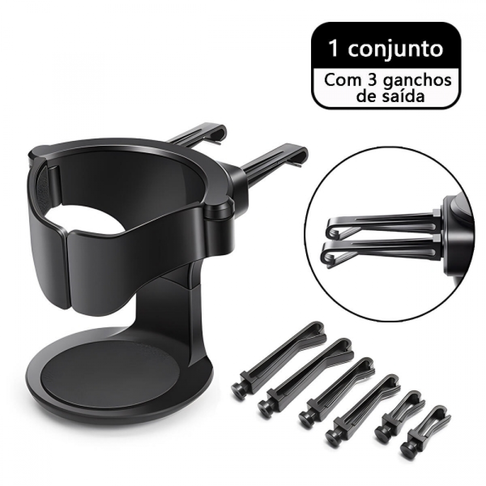 Suporte lata para carro encaixe no ar condicionado .SUP003