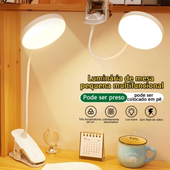 luminaria de mesa com pinça TD129