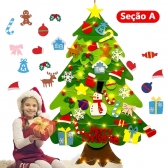 Árvore de Natal Infantil em Feltro